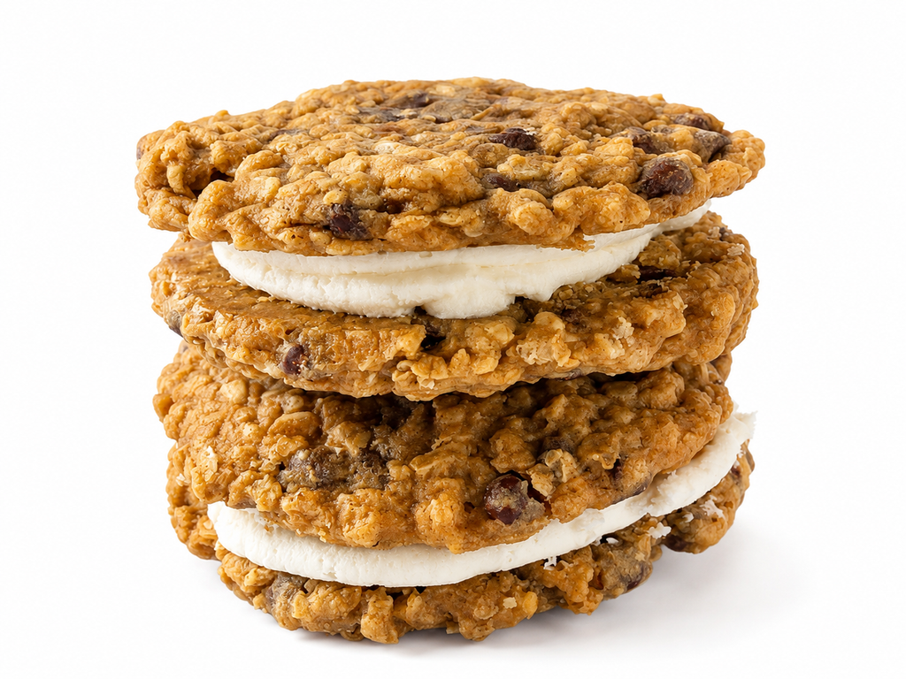 Oatling Oatmeal Chocolate Chip Cream Pies