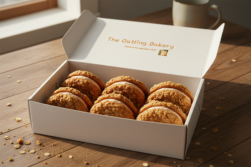 Oatling Bakery Shipping Box with Logo